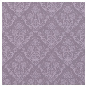 Purple floral wallpaper fabric