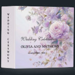 Purple Floral Wedding Celebration Personalized Bin Binder<br><div class="desc">Celebrate love in vibrant style with Femme Flickerr's Purple Floral Wedding Celebration Personalized Binder. Featuring exquisite purple floral artwork and your customized name or event details, this elegant binder is designed to keep every detail of your wedding beautifully organized. Perfect for managing guest lists, vendor contacts, invitations, and planning notes,...</div>