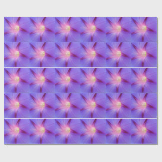 Purple Floral Wrapping Paper