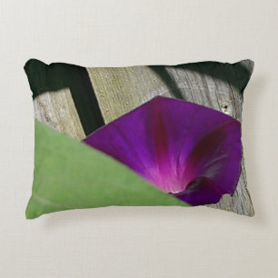 Purple Flower Accent Pillow