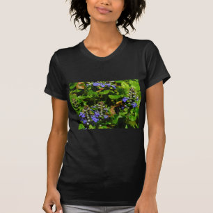 Purple Flower and Bumble Bee T-Shirt