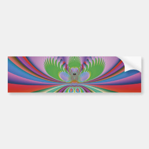 Purple Flower Bumper Sticker