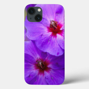Purple flower iPhone 13 case