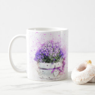 Purple Flower Coffee Mug