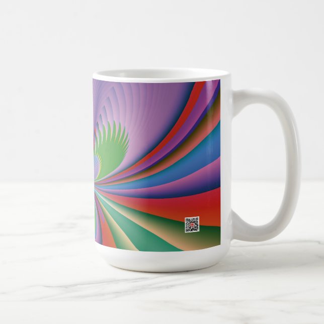 Purple Flower Coffee Mug (Right)
