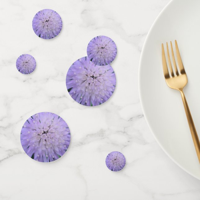Purple flower confetti (Group)