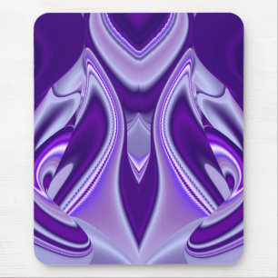 Purple Flower Dream , Abstract Fantasy Rainbow-Art Mouse Pad