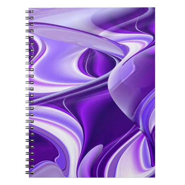 Purple Flower Dreams Notebook (Front)