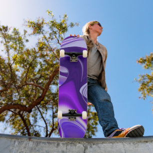 Purple Flower Dreams Skateboard