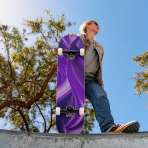Purple Flower Dreams Skateboard