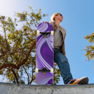 Purple Flower Dreams Skateboard