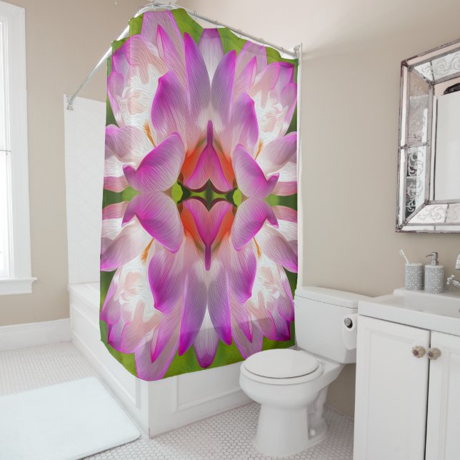 PURPLE FLOWER - Fractal Art - (In Situ)
