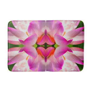 PURPLE FLOWER - Fractal Art - Bath Mat
