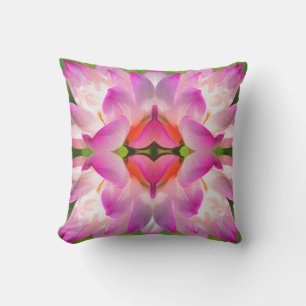 PURPLE FLOWER - Fractal Art - Outdoor Pillow