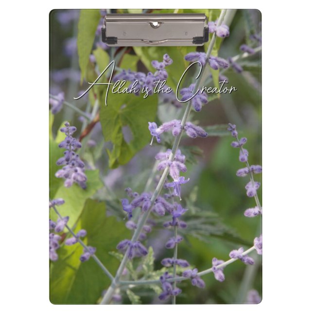 purple flower holder garden photography beautiful clipboard (Front)