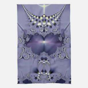 Purple Flower Kitchen Towel