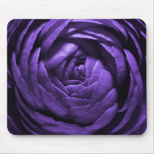 Purple Flower Macro Shot Mouse Pad