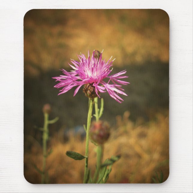 Purple Flower Mouse Pad (Front)