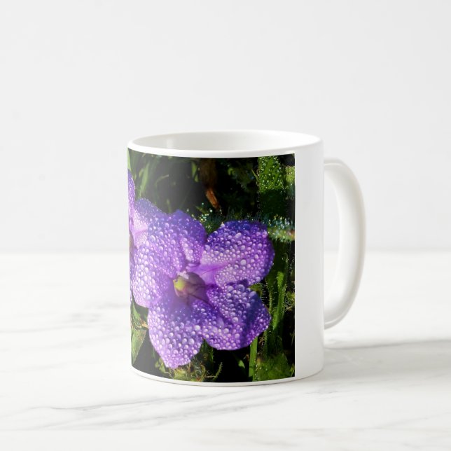 Purple Flower - mug (Front Right)
