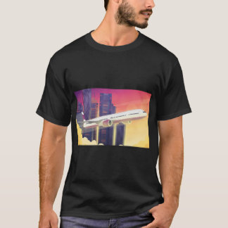 Purple flower pattern. T-Shirt