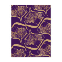 Purple flower print