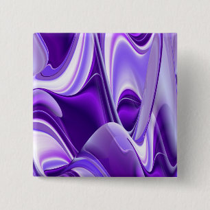 Purple Flower Rainbow Dreams 2 Inch Square Button
