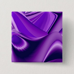 Purple Flower Rainbow Dreams 2 Inch Square Button