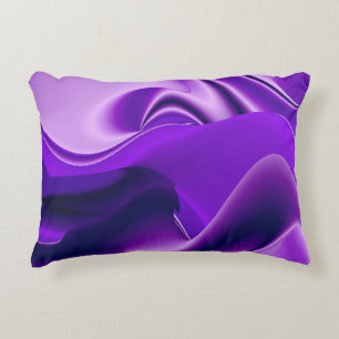 Purple Flower Rainbow Dreams Accent Pillow
