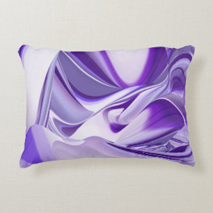 Purple Flower Rainbow Dreams Accent Pillow