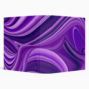 Purple Flower Rainbow Dreams Binder