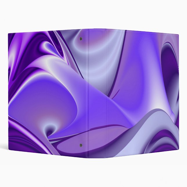 Purple Flower Rainbow Dreams Binder (Background)