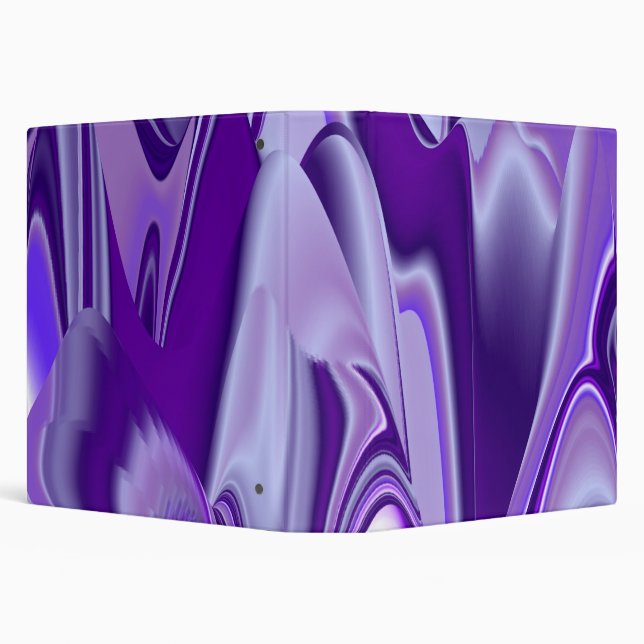 Purple Flower Rainbow Dreams Binder (Background)