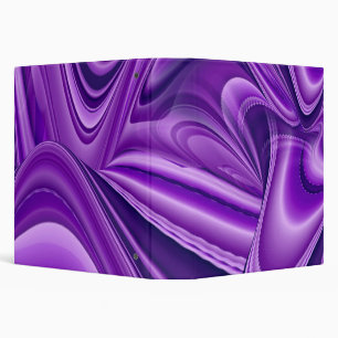 Purple Flower Rainbow Dreams Binder