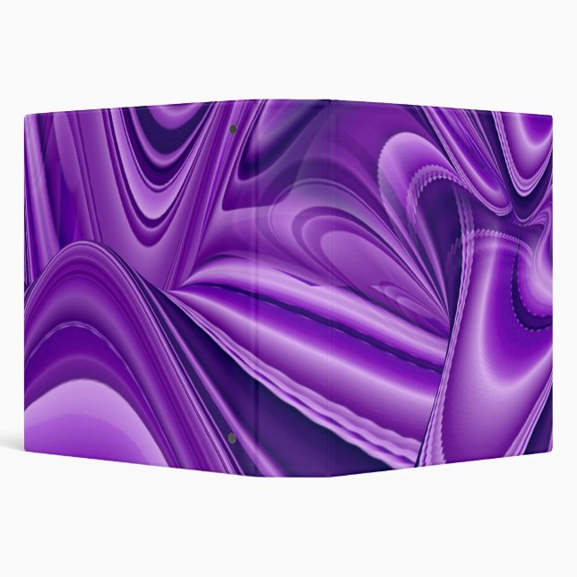 Purple Flower Rainbow Dreams Binder (Background)