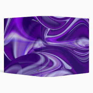 Purple Flower Rainbow Dreams Binder