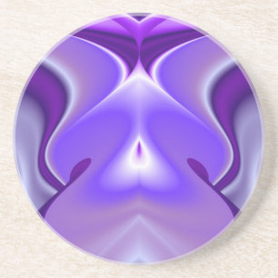Purple Flower Rainbow Dreams Coaster