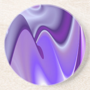 Purple Flower Rainbow Dreams Coaster