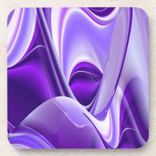 Purple Flower Rainbow Dreams Coaster