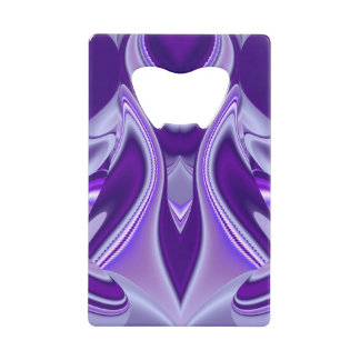 Purple Flower Rainbow Dreams Credit Card Bottle Opener