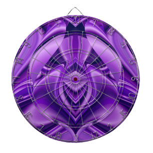 Purple Flower Rainbow Dreams Dartboard