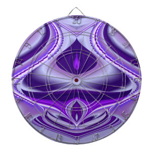 Purple Flower Rainbow Dreams Dartboard