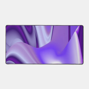 Purple Flower Rainbow Dreams Desk Mat
