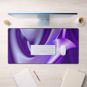 Purple Flower Rainbow Dreams Desk Mat