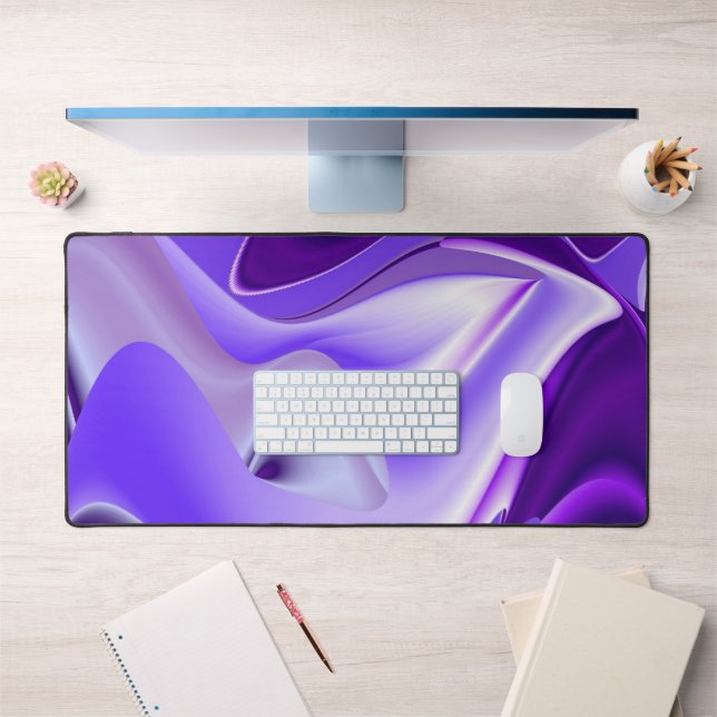 Purple Flower Rainbow Dreams Desk Mat (Office 1)