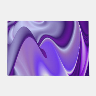 Purple Flower Rainbow Dreams Doormat