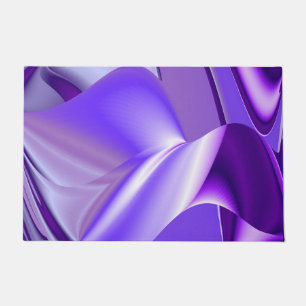 Purple Flower Rainbow Dreams Doormat