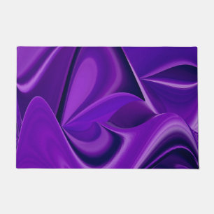 Purple Flower Rainbow Dreams Doormat