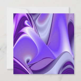 Purple Flower Rainbow Dreams Flat Card
