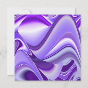 Purple Flower Rainbow Dreams Flat Card