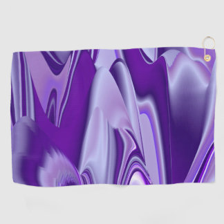 Purple Flower Rainbow Dreams Golf Towel